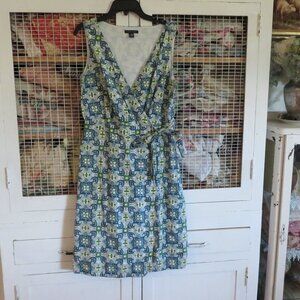 Gorgeous Paisley Vintage Style Tommy Hilfiger Summer Wrap Sun Dress M